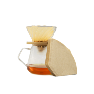 Kích Thước Lớn U Phong Cách Trắng Cà Phê Giấy Lọc Tẩy Trắng Fan Hâm Mộ Hình Bộ Lọc Cho <span class=keywords><strong>4</strong></span> Để 6 <span class=keywords><strong>Cup</strong></span> Đổ Hơn Cà Phê Các Nhà Sản Xuất - Product Image 2