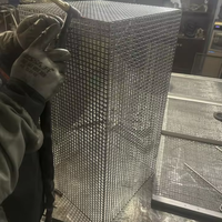 Panier de rangement en acier inoxydable perforé soudé pour la stérilisation, écologique et polyvalent pour fruits et légumes