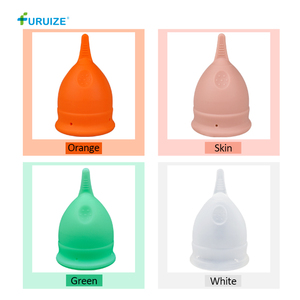Copas menstruales <span class=keywords><strong>Copa</strong></span> Iso 13485 de silicona de grado médico orgánico amigables con ECS al por mayor - Product Image 3