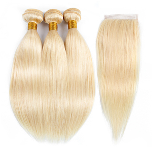 #613 Tóc Vàng Gừng 100 Phần Trăm Tóc Nối Từ Tóc Thật Với Bó Tóc Vàng - Product Image 3