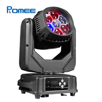 Wasserdichtes Full color 7*40W RGBW LED Bee-Eye Beam Wash Zoom Moving Head Light DMX512 für DJ Event Concert Show Bühnen beleuchtung