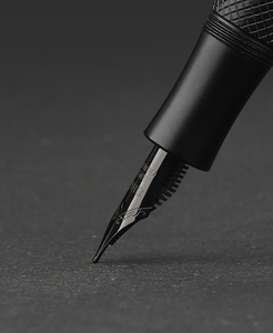 Delike-HUNYUAN Black Knight penna stilografica interamente in rame Ming-tip small art-point student penna per <span class=keywords><strong>calligrafia</strong></span> per scrittura per adulti made in China - Product Image 6