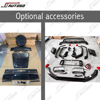 Kits de Carrosserie pour Mercedes Classe G W463 2004-2018 Conversion W464 B-Brabus avec Jantes en Alliage d'Aluminium Forgé Fibre de Carbone Rocket 900