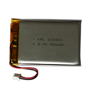 Krl <span class=keywords><strong>3.7v</strong></span> 503450 נטענת <span class=keywords><strong>1000mah</strong></span> lipo סוללה pcm ליפו ליתיום פולימר <span class=keywords><strong>3.7v</strong></span> סוללת ליתיום פולימר נטענת lipo - Product Image 1