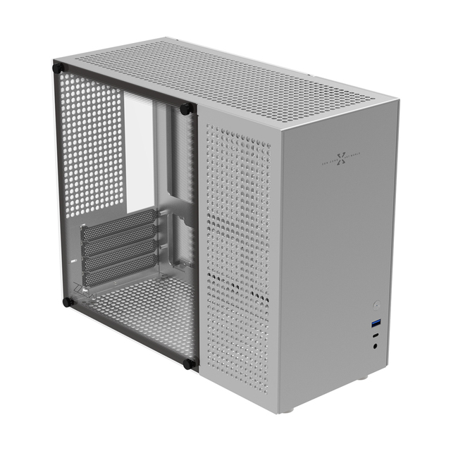 ZZAW C4 Aluminum MicroATX Gaming Computer Case ATX/SFX/SFX-L PSU Support DTX/ITX Motherboard Compatibility 360/240/120mm Water