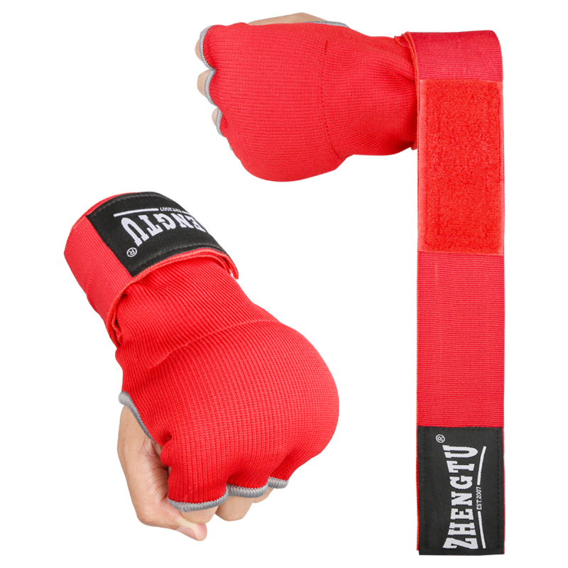 Enveloppes de mains rapides personnalisées avec coussin de Gel, gants intérieurs de boxe, Bandages de protection, gants d'entraînement de boxe MMA