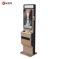 Kiosque interactif en libre-service de 32 pouces avec écran tactile pour l'enregistrement/décheck-in des hôtels, l'éducation et l'utilisation dans les ascenseurs, noir, garantie 1 an