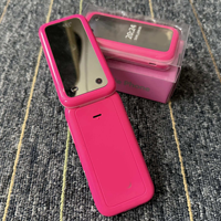 Teléfono Inteligente con Tapa Abatible, Doble SIM, 2G GSM, Pantalla de 2.8 Pulgadas, Cámara de 2MP, Ranura para Tarjeta TF, Personalizado de Fábrica, para Personas Mayores y Estudiantes