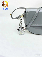 Porte-clés cube anime personnalisable avec logo, cool et stylé, impression UV, en plastique, vente en gros