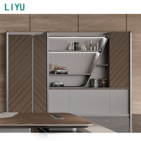 Escritorio de Computadora Convertible Liyu, Económico, para Oficina en Casa, con Cajones, Escritorio para Portátil de Madera Personalizado