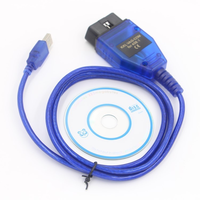 Cable de Diagnóstico OBDII 409.1 KKl, Conector de Interfaz de Herramienta de Escaneo con Chip FTDI, Cable Escáner OBD2 Azul para Windows