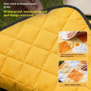Handheld Zipper Tote Sand-Free Water-Resistant <b>Outdoor</b> Camping <b>Mat</b> Ultrasonic Quilted Extra-Thick Foldable Picnic Blanket - Product Image 2