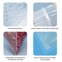 Sacs sous vide gaufrés en nylon PE 7 couches résistants aux perforations, avec impression de logo personnalisé, pour la congélation et le stockage commercial de viande et de fruits de mer