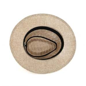 Chapeau Fedora Vintage d'Été en Tissu de Bambou pour Homme, Chapeau de Soleil Panama pour la Plage, la Pêche, les Voyages et l'Usage Quotidien en Extérieur - Product Image 3