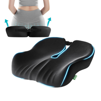 Coussins de siège ergonomiques orthopédiques en mousse à mémoire de forme, best-sellers, pour soulager la pression, pour le bureau, la voiture et les voyages