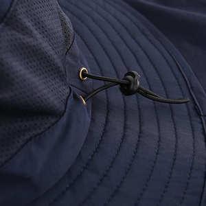 Chapeau de pêche d'été à large bord pour pêcheurs Chapeau de pêche personnalisé pliable en maille pour la plage Casquettes de bassin solaire pour hommes femmes - Product Image 5