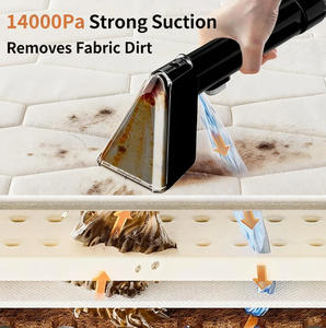 カーペット生地洗浄機電動ソファ家庭用クリーナードライウェット両用スプレーブラシ洗浄吸引汚れ除去クリーナー - Product Image 3