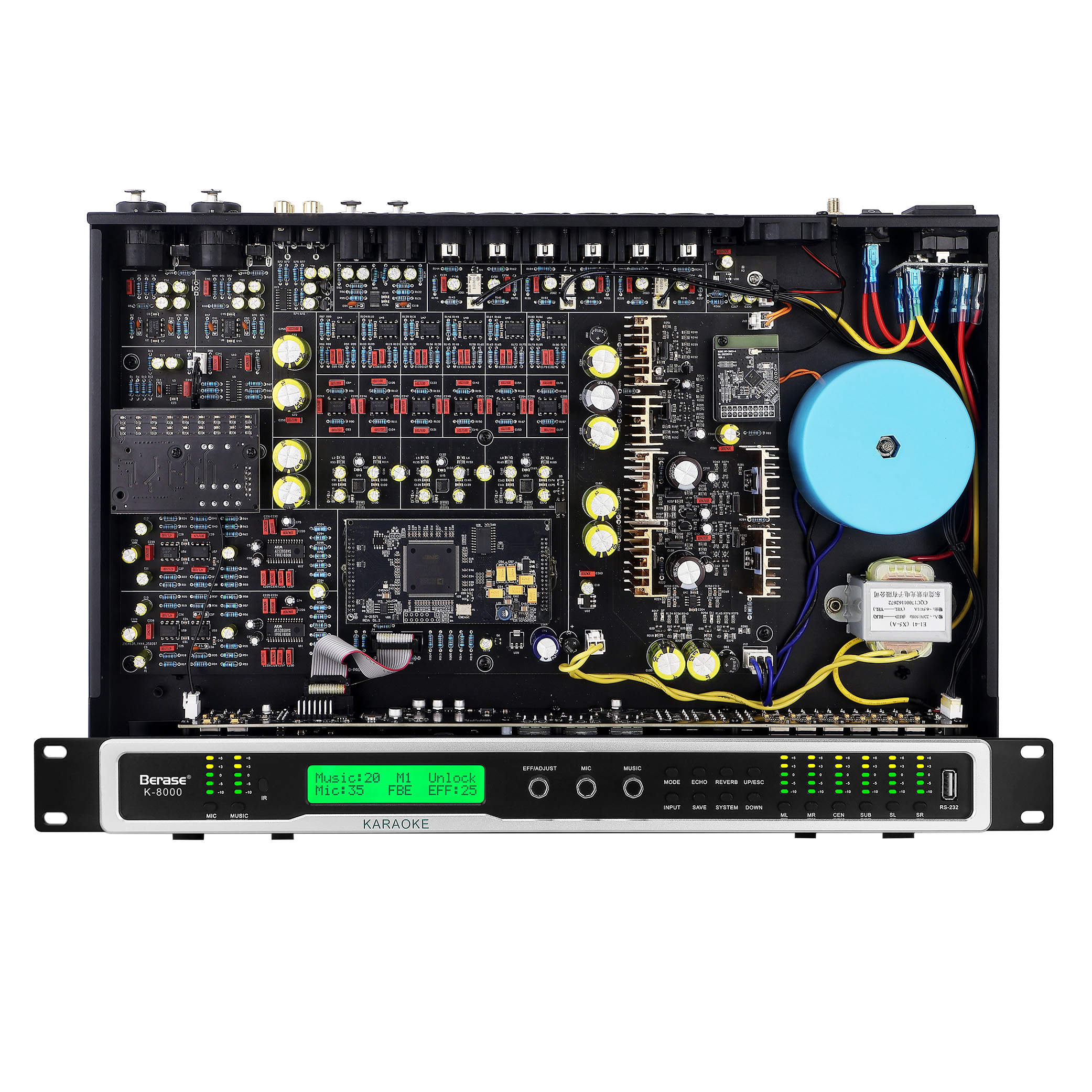 その他 DIGITAL REVERB /ECHO KARAOKE PROCESSOR Professional Digital Echo Karaoke Mixer Processor w/ Bluetooth | eBay