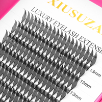 XIUSUZAKI 12 Rangs Faux Cils Personnalisés Marque Privée Courbure C/D Greffe Cils Manga Extension