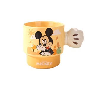 Juego de 4 <span class=keywords><strong>Tazas</strong></span> de Cerámica con Asa de Mickey y sus Amigos, 300 ml, Taza de Leche para Niños con Diseño de Dibujos Animados - Product Image 5