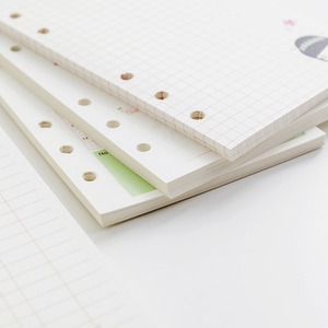 Bloc de Notas de Hojas Sueltas con 6 Anillas, Diseño de Dibujos Animados Coloridos, para Escribir en el Diario y Planificar Diariamente - Product Image 5