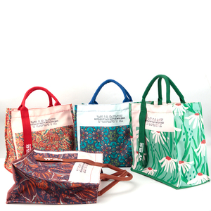 Sac de plage réutilisable écologique en toile, sac à main à bandoulière avec design personnalisable - Product Image 2