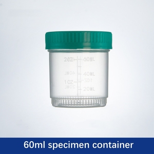 Nhà Máy bán hàng trực tiếp nước tiểu Cup Màu Xanh lá cây vít nắp 20/40/60ml PP Mẫu <span class=keywords><strong>container</strong></span> - Product Image 6