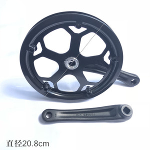 KEPIN <span class=keywords><strong>Bicicleta</strong></span> Plegable Piñón Único Diente Placa Diente 170 Mango <span class=keywords><strong>de</strong></span> Aluminio 48T Doble Cubierta Diente Placa Agujero Cuadrado - Product Image 3