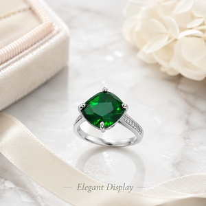 Anello Vintage Quadrato per Donne, Stile Geometrico, Accessorio da Dito per Uso Quotidiano - Product Image 6