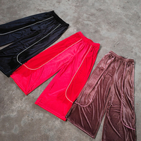 Fabricants de vêtements, veste en velours de haute qualité, poids lourd, pour l'hiver, sur mesure, ensemble jogging deux pièces, survêtement en velours pour hommes
