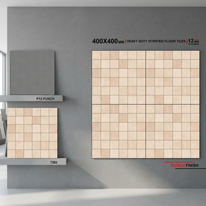 Carreaux de sol décoratifs en porcelaine émaillée numérique 40x40 cm (16x16 pouces) pour parking, design robuste pour garage extérieur - Product Image 4