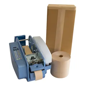 1 Year Warranty Efficient Electric Wet Kraft Paper Gummed Automatic Water Activated Tape Machine