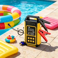 14.8V Portable Car Air Compressor and Tire Inflator with Wireless Digital Display, Multifunctional Portable Car Air Pump