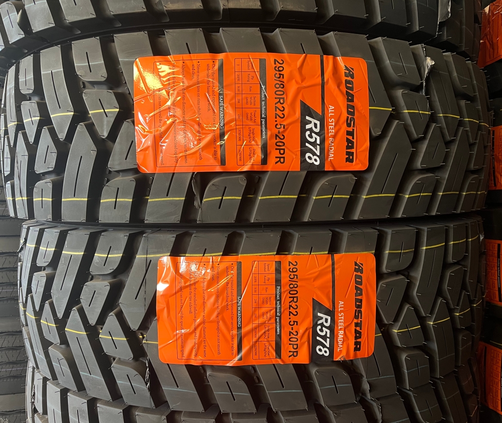 295/80R22.5 Truck Tires - High Mileage DOUBLE COIN/WYNSTAR