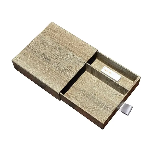 4x6 5x7 나무 질감 사진 선물 상자 선물 USB 분배기 상자