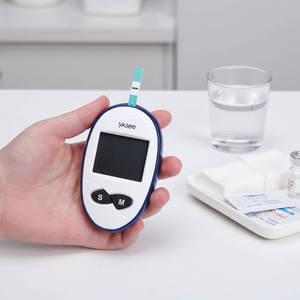 Máy đo đường huyết điện tử cầm tay giá nhà máy Yasee, mẫu miễn phí, Glucometro, <span class=keywords><strong>Glucometer</strong></span> - Product Image 1