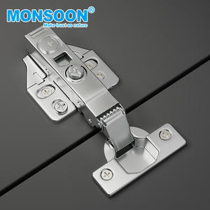 Charnières d'armoire en acier 3D à montage rapide de 35cm charnières de meubles cachées pour cuisine salon chambre à coucher - Product Image 1