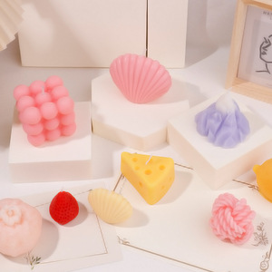 Precio bajo de fábrica, colección de cera de modelado de alta calidad, Cubo de <span class=keywords><strong>Rubik</strong></span>, velas perfumadas, velas creativas, decoración del hogar - Product Image 3