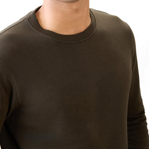 <b>Men</b> Casual Crew Neck <b>Sweatshirt</b> Custom Plain Cotton Fleece Pullover Long Sleeve Comfortable Soft Warm Wear <b>Men</b> <b>Sweatshirts</b> - Product Image 6