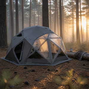 Dôme de glamping quatre saisons pour 8 personnes, imperméable, en Oxford, portable, résistant au vent, camping MYLTCTYD003, cabane instantanée - Product Image 2