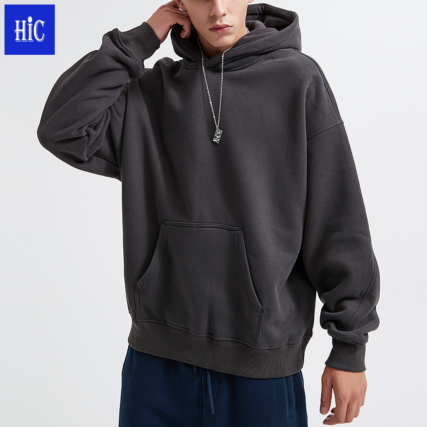 400gsm Cotton Hoodies Heavyweight Oversized Men's Streetwear