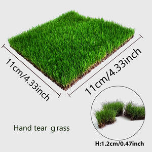 12mm (110x110) hand gerissenes Gras Cluster Modells imulation Rasen plattform <span class=keywords><strong>Sand</strong></span> tisch DIY Kunststoffs ätze im Maßstab 1:64 - Product Image 6