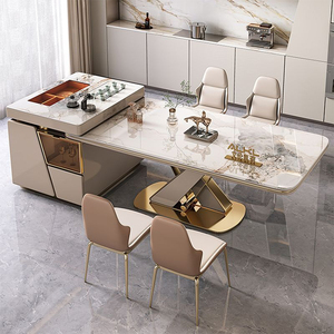 Tavolo da Pranzo Espandibile Classico di Lusso Altamente Competitivo per Arredamento Casa con Piano in <span class=keywords><strong>Marmo</strong></span> - Product Image 3