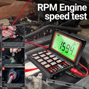 Multimètre numérique ANENG 623 pour voiture, test de vitesse du moteur, testeur de tension/courant automatique, ohmmètre, testeur de capacité, outils de test de largeur d'impulsion automobile - Product Image 3