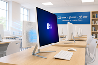 Customizable 21.5/23.8/27 inch All-in-One PC Intel Core i5 i7 i9 Business Desktop Computer for School & Office Factory OEM/ODM