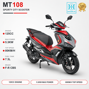Scooter à essence pour adultes 125cc, moteur 4 temps refroidi par air, Euro 5 EFI, freins à disque CBS, vitesse maximale de 80 km/h pour les trajets urbains - Product Image 1