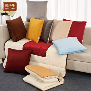Coussin-plaid Yi Si Dan 42x42 cm plié, 110x140 cm déplié, double usage, pour voiture et canapé, rembourrage polyester, style moderne et simple - Product Image 5