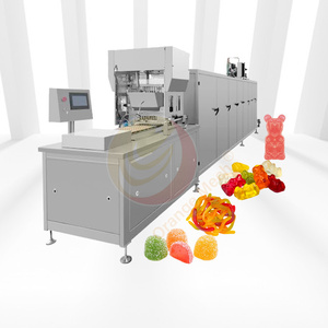 Dépôt <span class=keywords><strong>de</strong></span> bonbons en forme d'ours, gelée douce, Fabrication <span class=keywords><strong>de</strong></span> bonbons, petite ligne <span class=keywords><strong>de</strong></span> Production entièrement automatique - Product Image 3