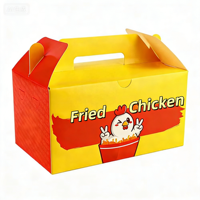 Emballage alimentaire en papier de qualité alimentaire personnalisé, boîte à emporter jetable pour restaurant, boîte à ailes de poulet, boîtes écologiques pour la restauration