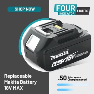 Batería de Repuesto de Iones de Litio de 18V para Herramientas Eléctricas <span class=keywords><strong>Makita</strong></span> BL1815 <span class=keywords><strong>BL1820</strong></span> BL1830 BL1840 BL1850 BL1860 LXT - Product Image 5